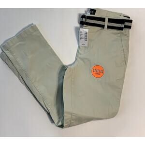 Girls Khaki Size 8 Stretch Pants Children's Place Adjustable Waist NWT
